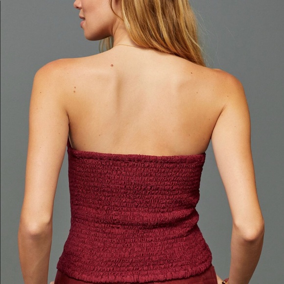 NWT Anthropologie Porridge Clothing Tube Top in Wine Color - Picture 5 of 10